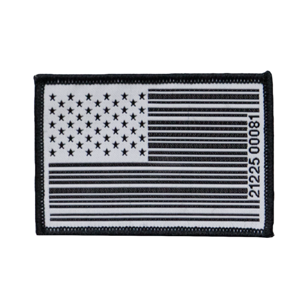 B.R.M.C.® AMERICAN FLAG BARCODE PATCH