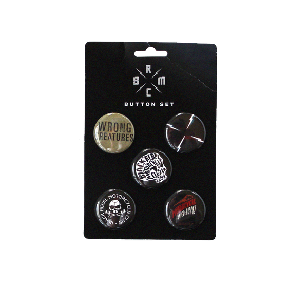 B.R.M.C.® WRONG CREATURES 5-BUTTON PACK