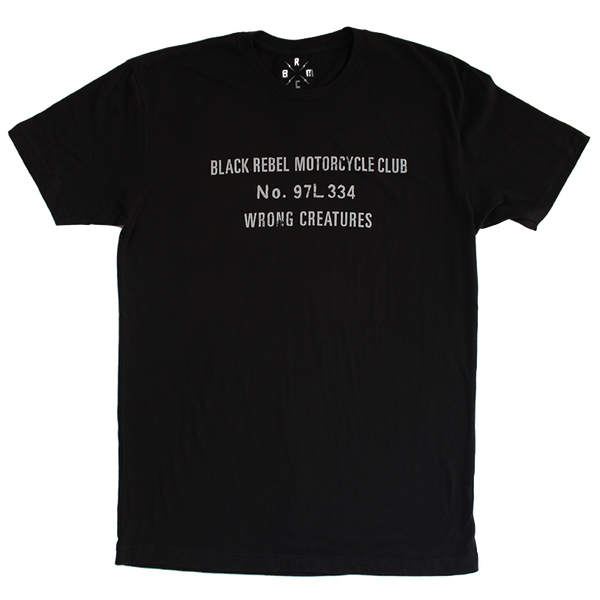B.R.M.C.® WRONG CREATURES 2018 TOUR BLACK TEE