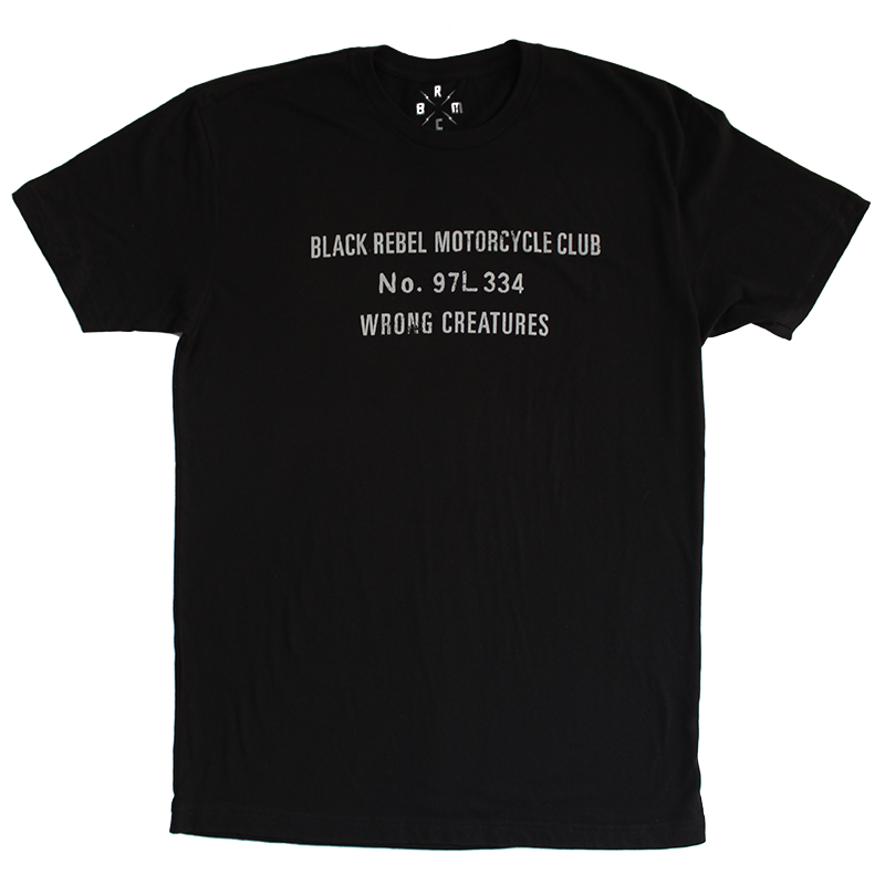B.R.M.C.® WRONG CREATURES MAY 2018 BLACK TOUR TEE | Home page